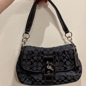 Black Coach hand bag